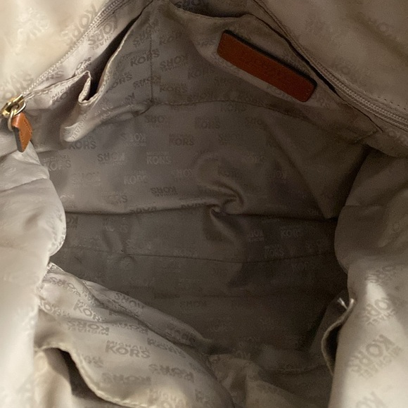 Michael Kors Dark Blue and Tan Tote - Picture 3 of 5